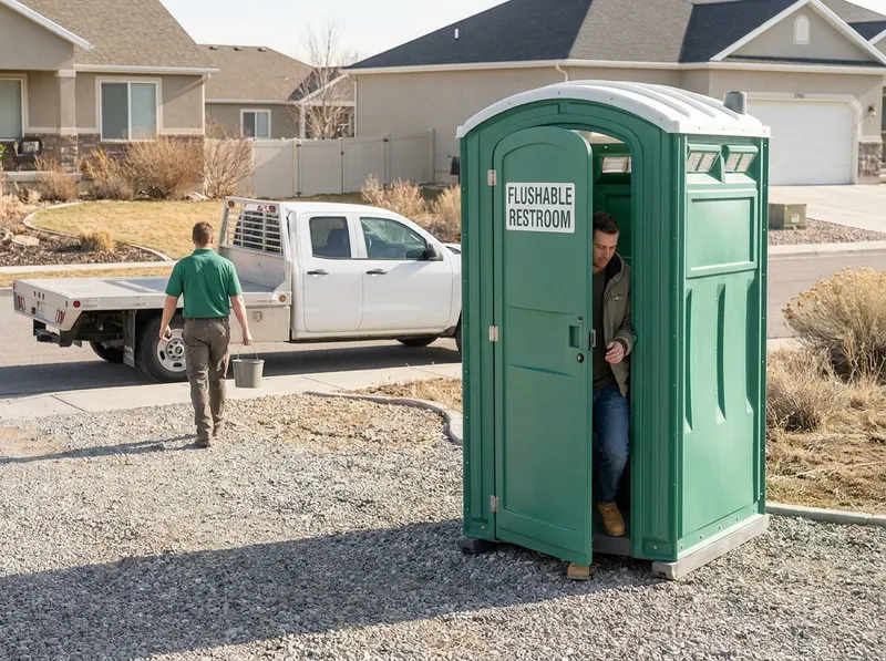 Flushable Restrooms in Riverton, UT